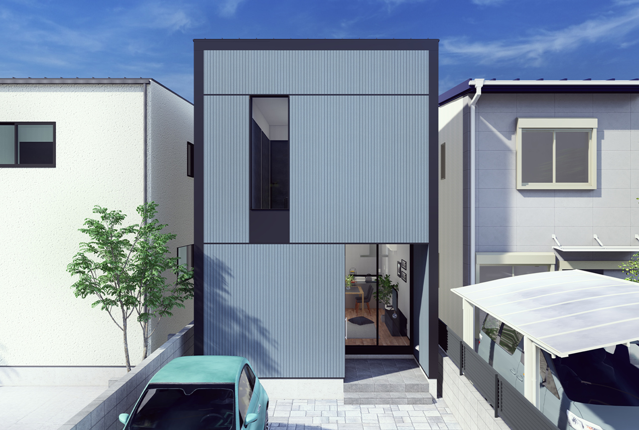 狭小の家 2階建て