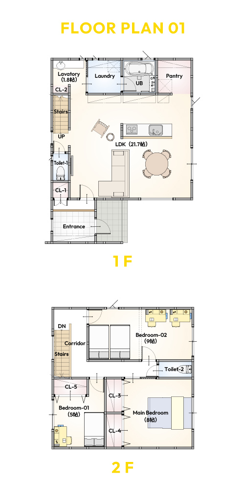 ナチュラル 34坪プラン